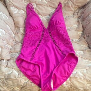 Ambrielle Magenta One Piece Swimsuit